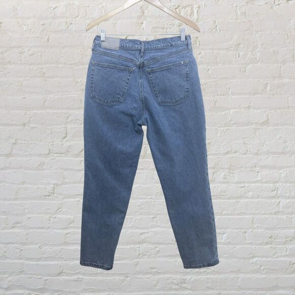 Everlane Original Cheeky Jean 29 Crop Organic Cotton High Rise Vintage Wash - Picture 4 of 15